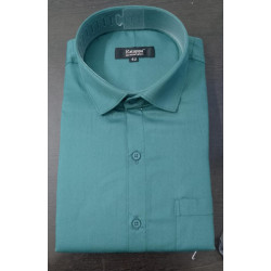 Men s Plain Regular Fit Formal Shemery Shirt - Sea Green